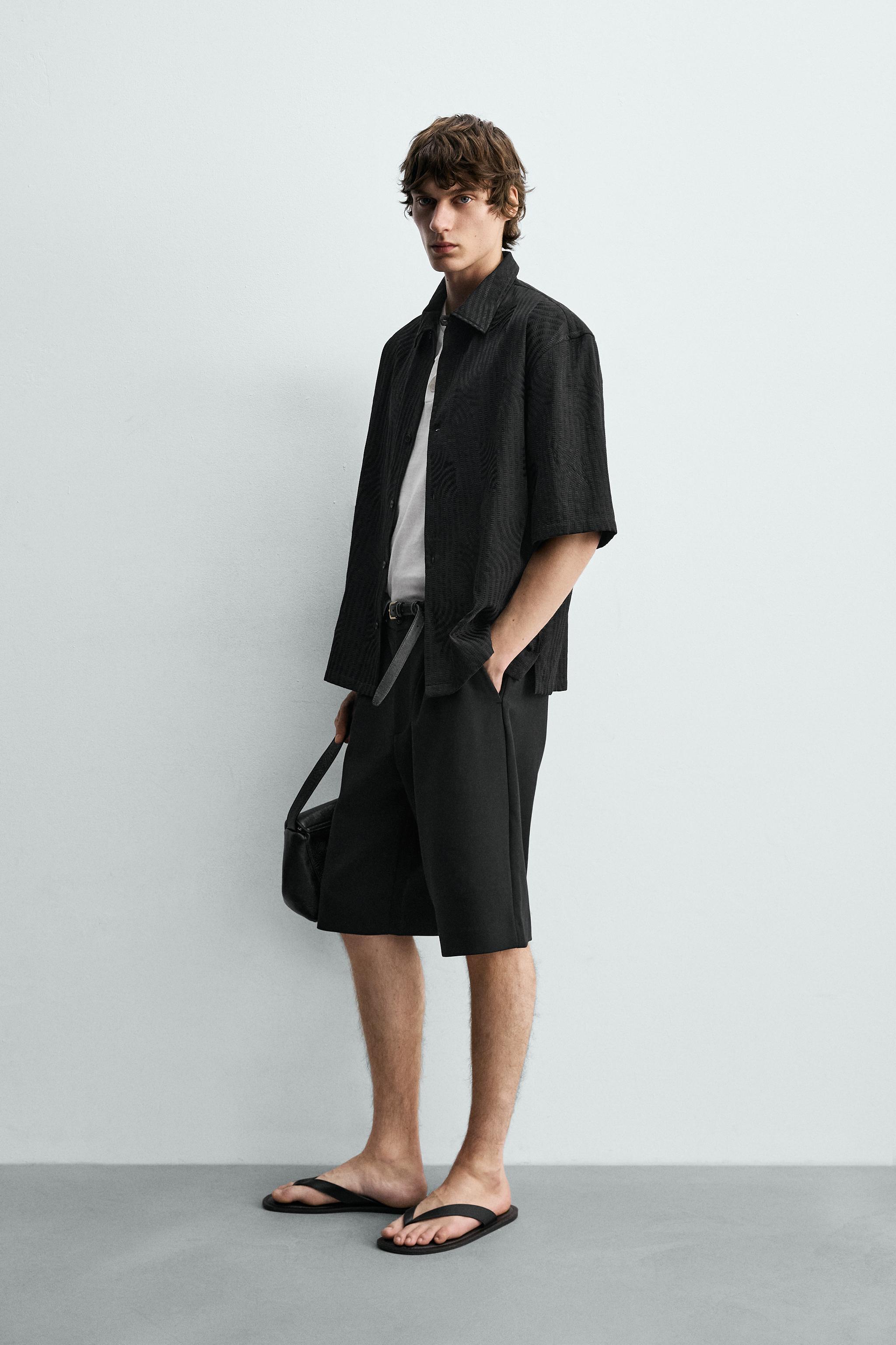 EMBROIDERED JACQUARD SHIRT